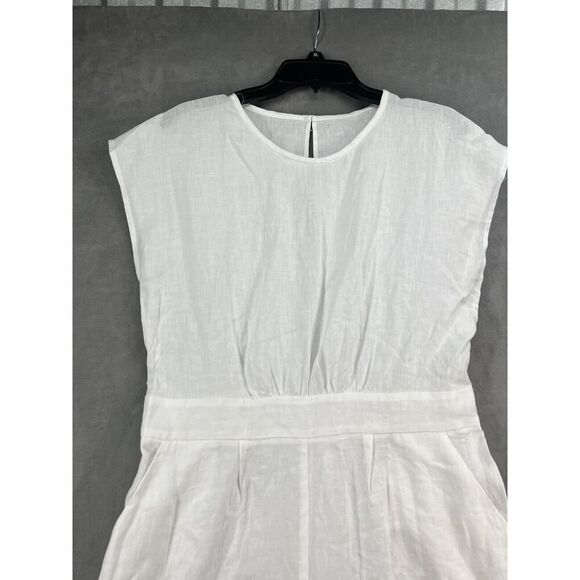 Rumer The Label Estelle Jumpsuit Size X-Large 100% Linen White - Picture 5 of 14